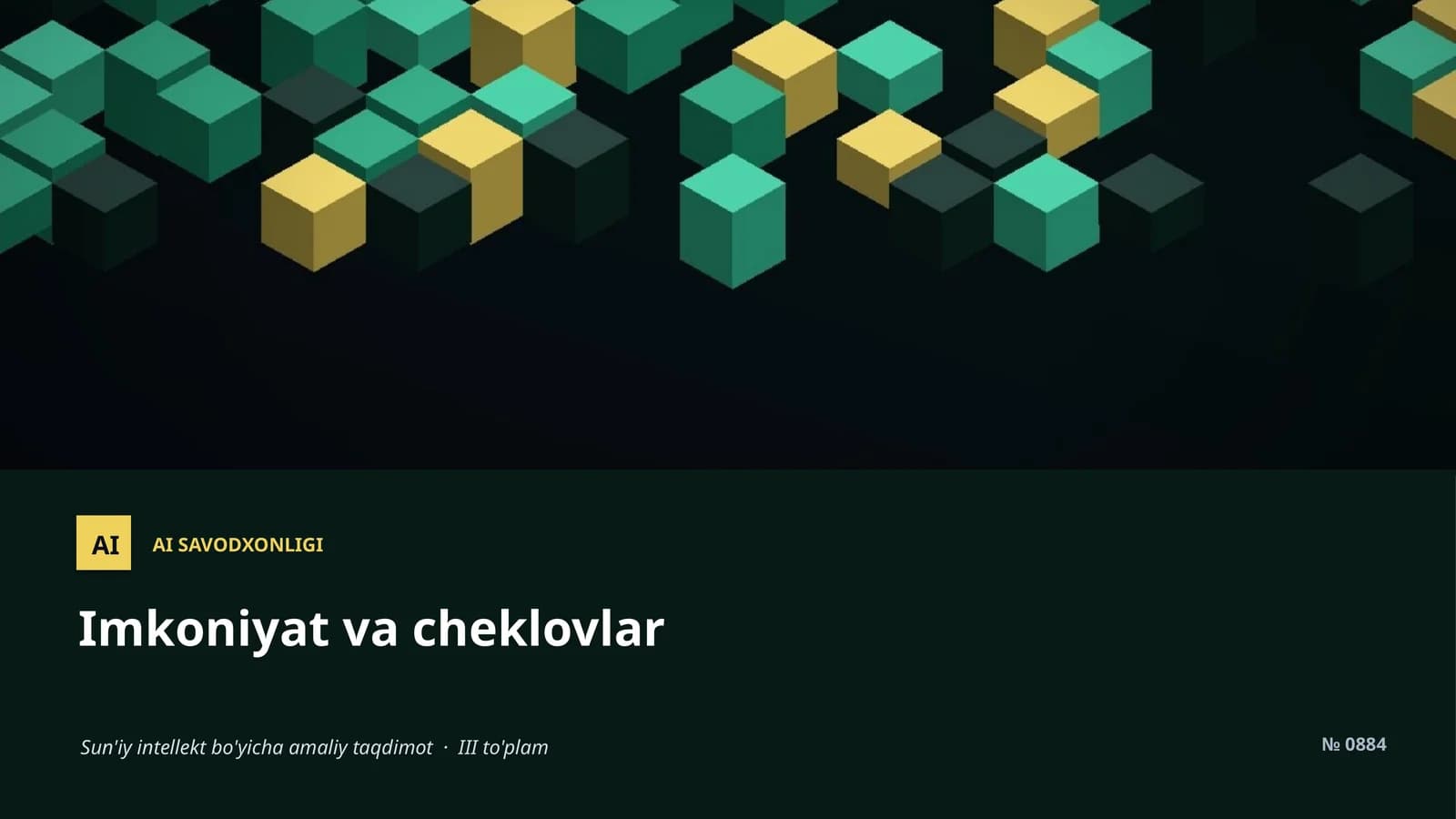 AI SAVODXONLIGI