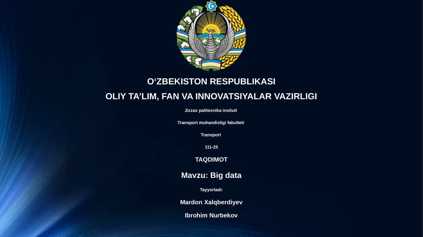 Big data