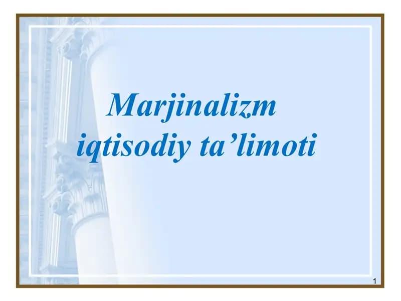 Marjinalizm