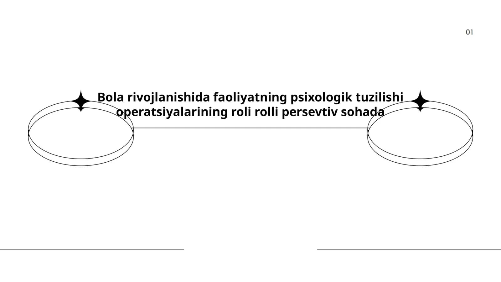 Bola rivojlanishida faoliyatning psixologik tuzilishi operatsiyalarining roli rolli persevtiv sohada