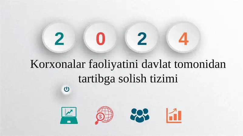 Korxonalar faoliyati ni davlat tomonidan tartibga solish tizimi