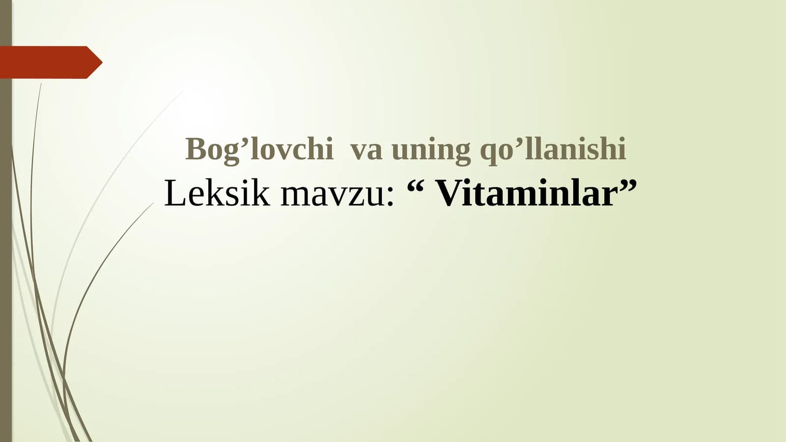 VITAMINLAR