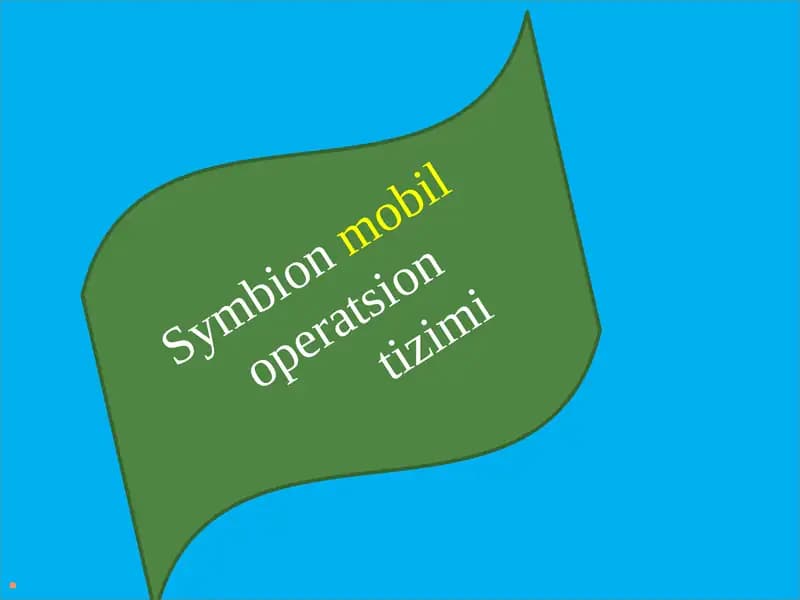 Symbion mobil operatsion tizimi