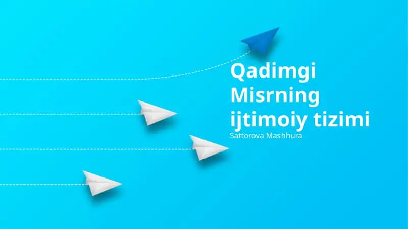 Qadimgi Misrning ijtimoiy tizimi