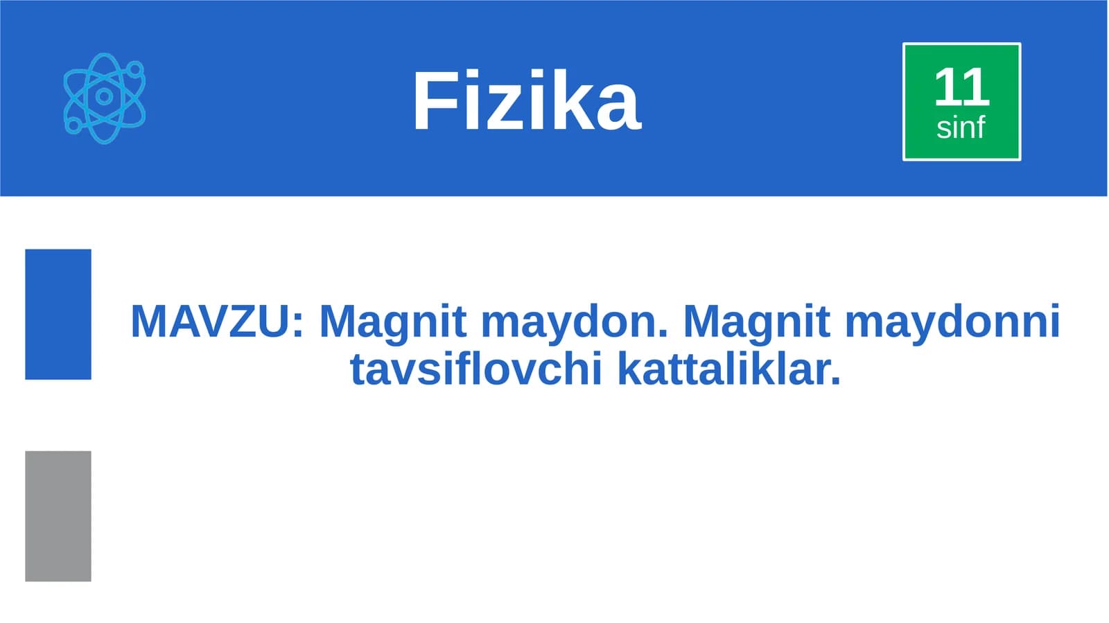 Magnit maydon