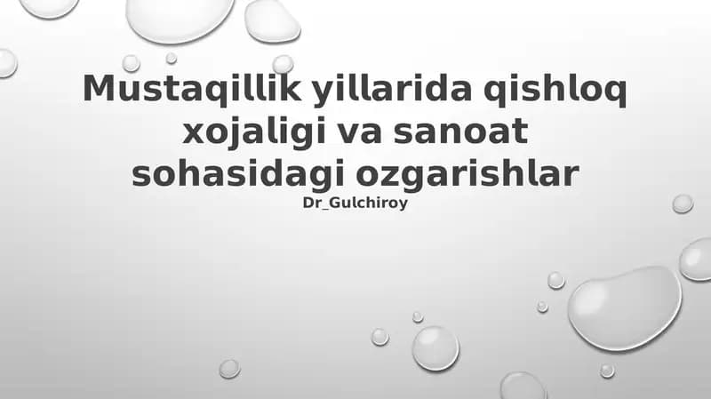 Sho‘rolar davri va jadal rivojlanish