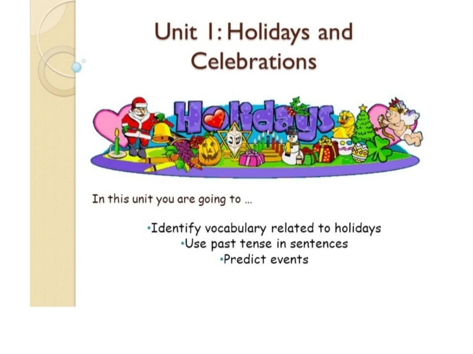 Holidays and Celebrations