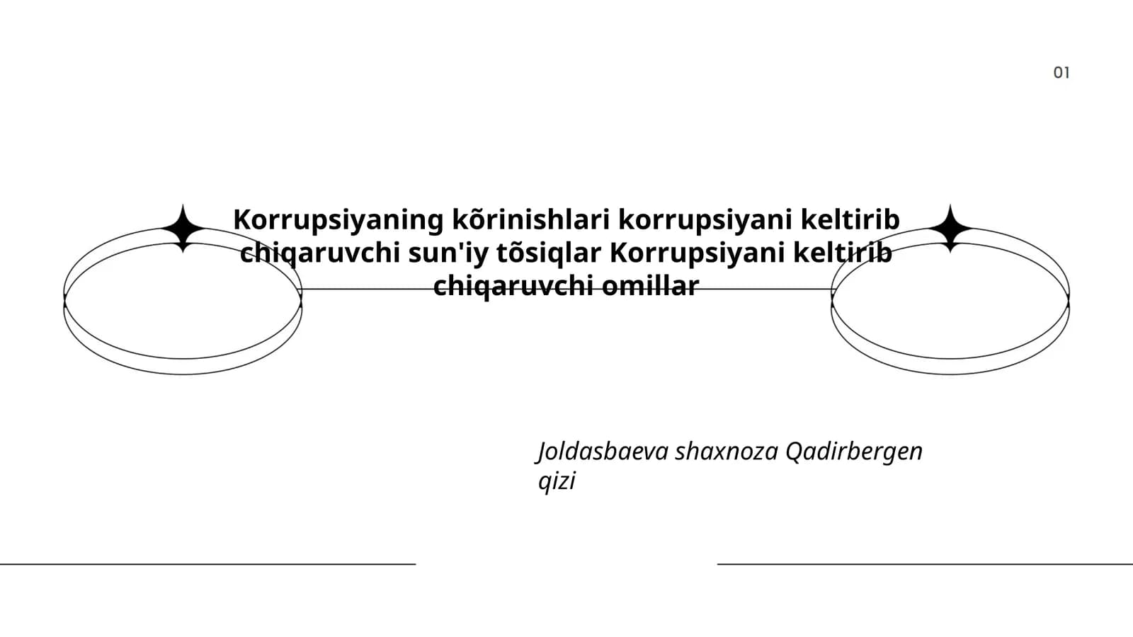 Korrupsiyaning kõrinishlari korrupsiyani keltirib chiqaruvchi omillar
