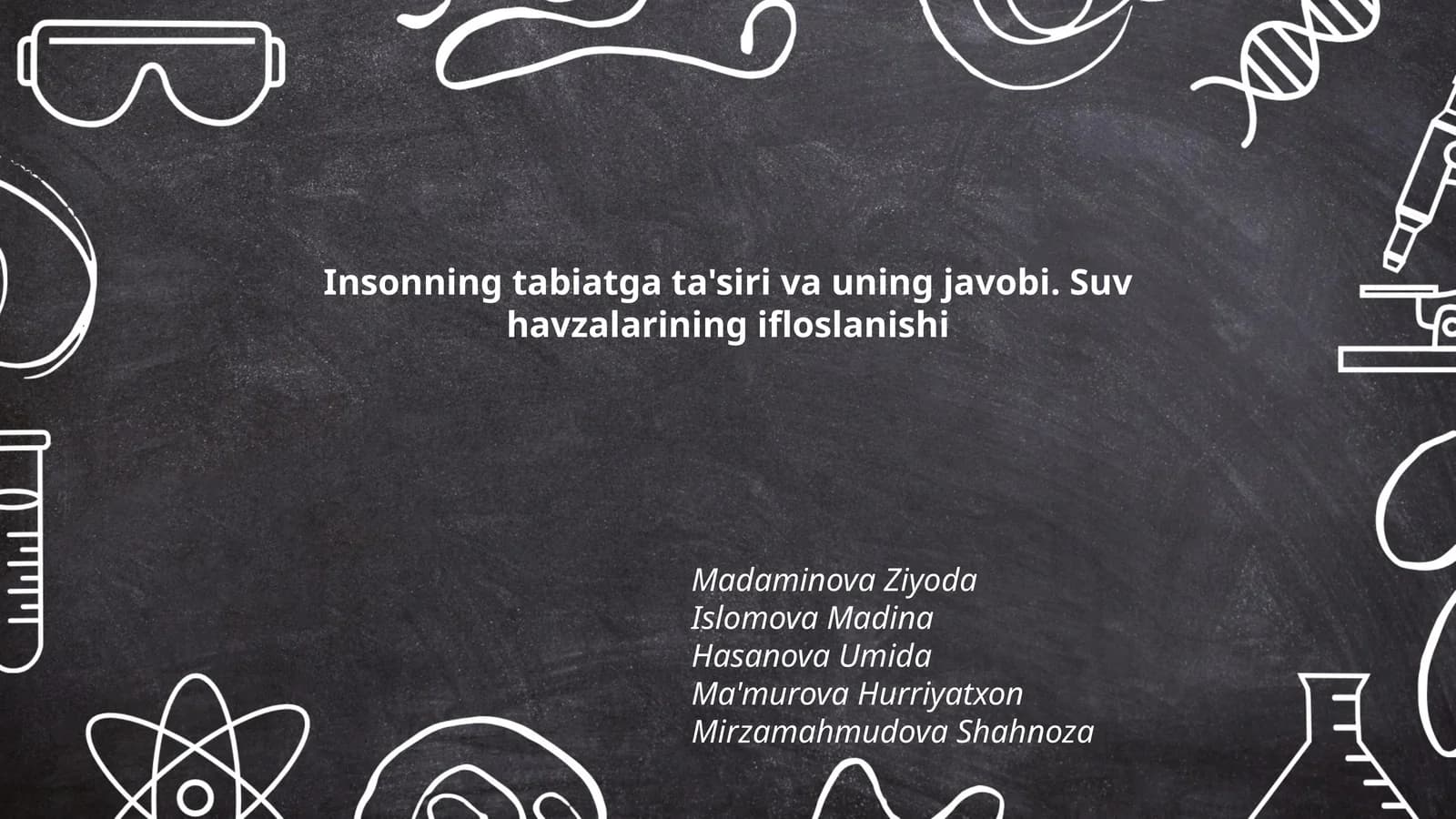 Sanoat chiqindilari va suv havzalarining ifloslanishi
