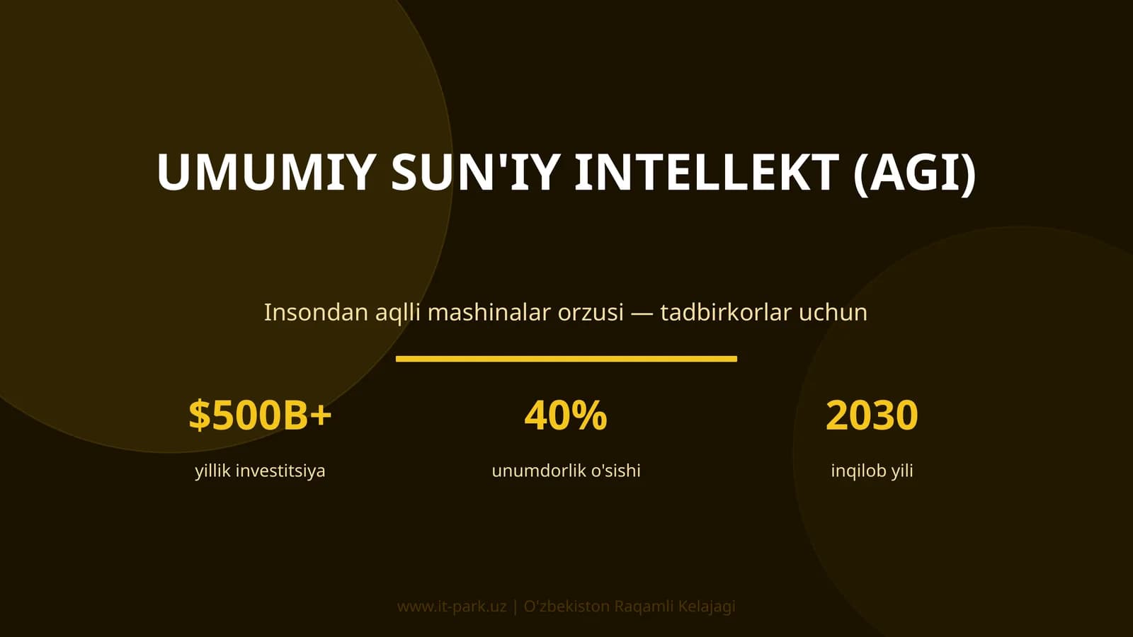 UMUMIY SUN'IY INTELLEKT (AGI)
