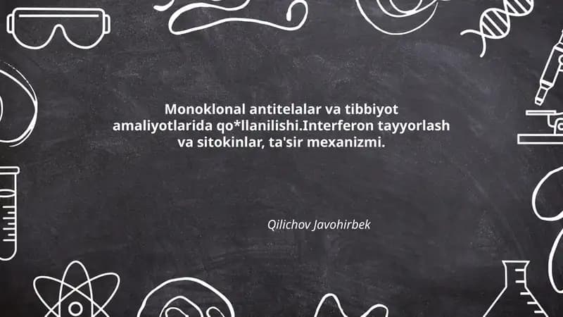 Monoklonal antitelalar va tibbiyot