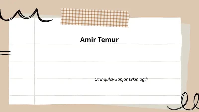 Amir Temur