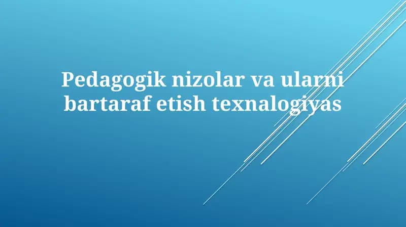 Pedagogik ziddiyatlar
