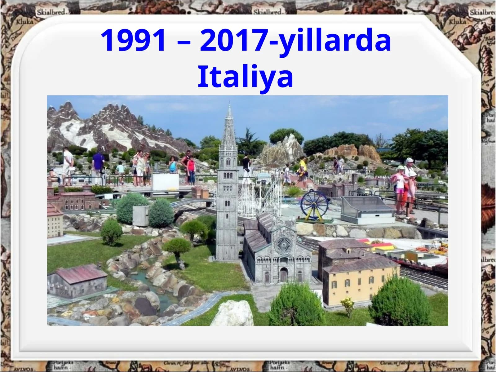 1991 – 2017-yillarda Italiya
