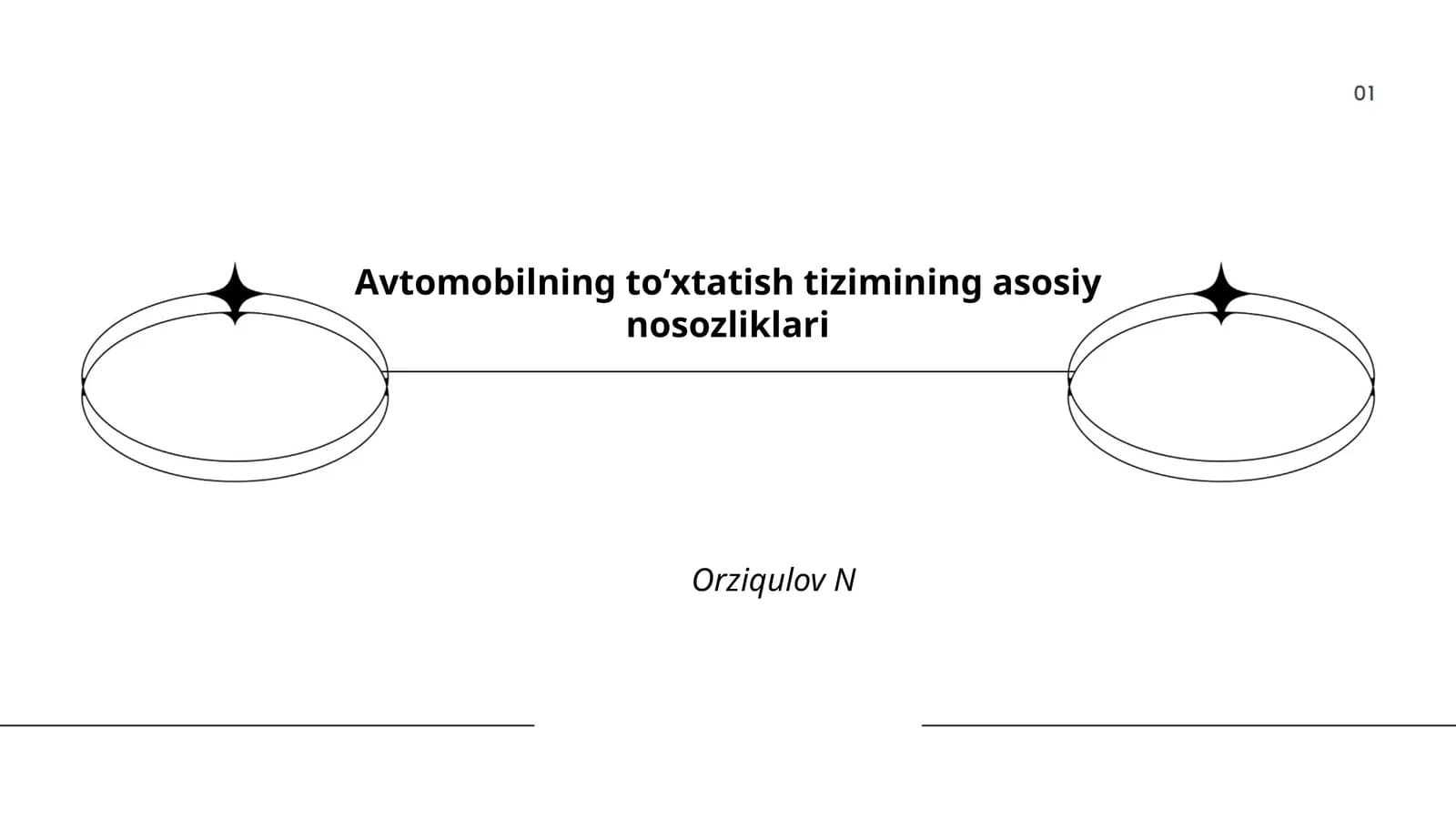 Avtomobilning toʻxtatish tizimining asosiy nosozliklari