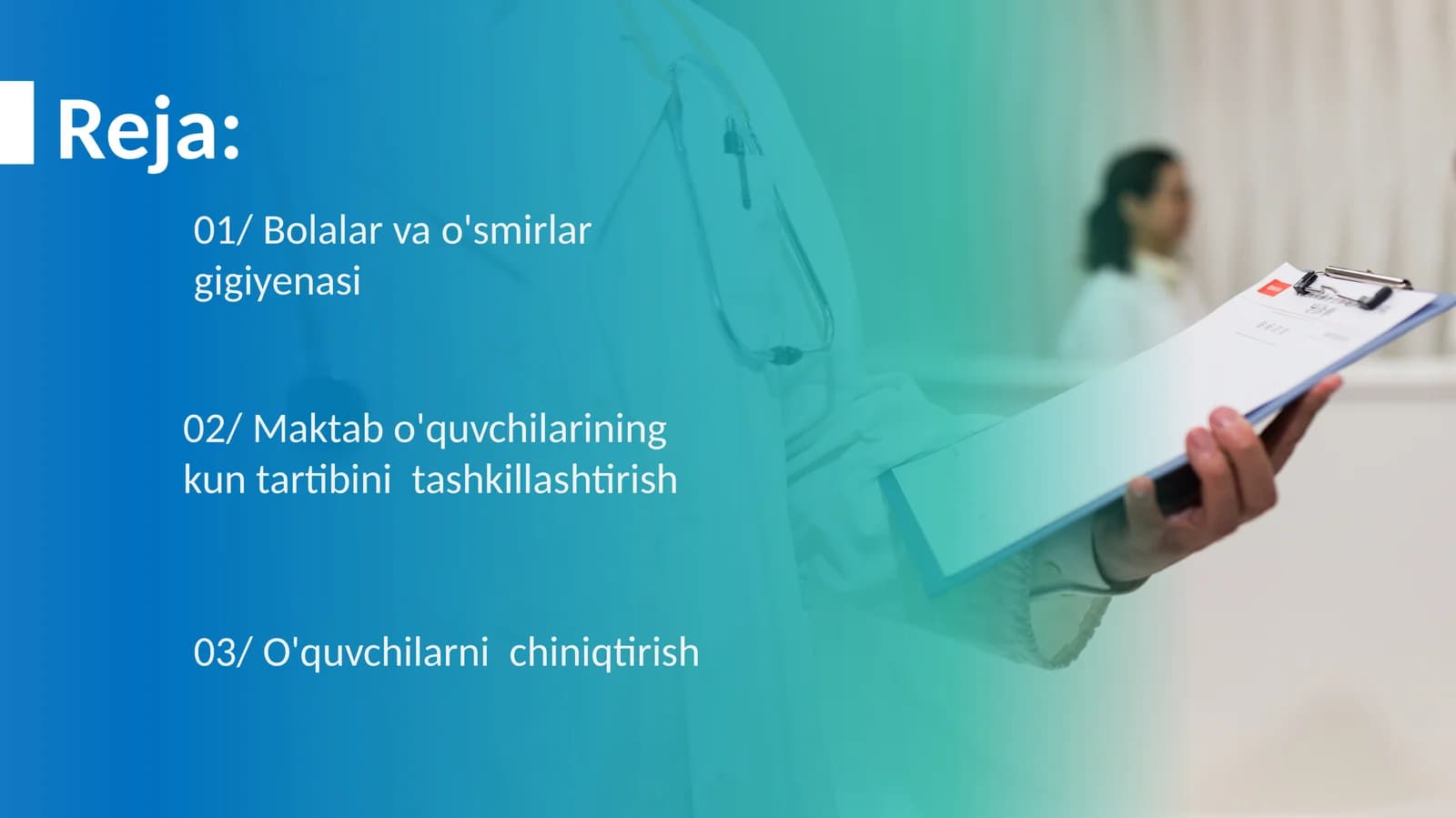 Gigiyena. Tibbiy ekologiya