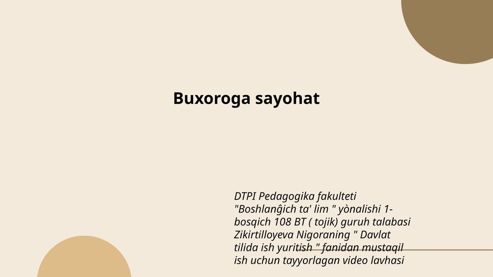 Davlat tilida ish yuritish