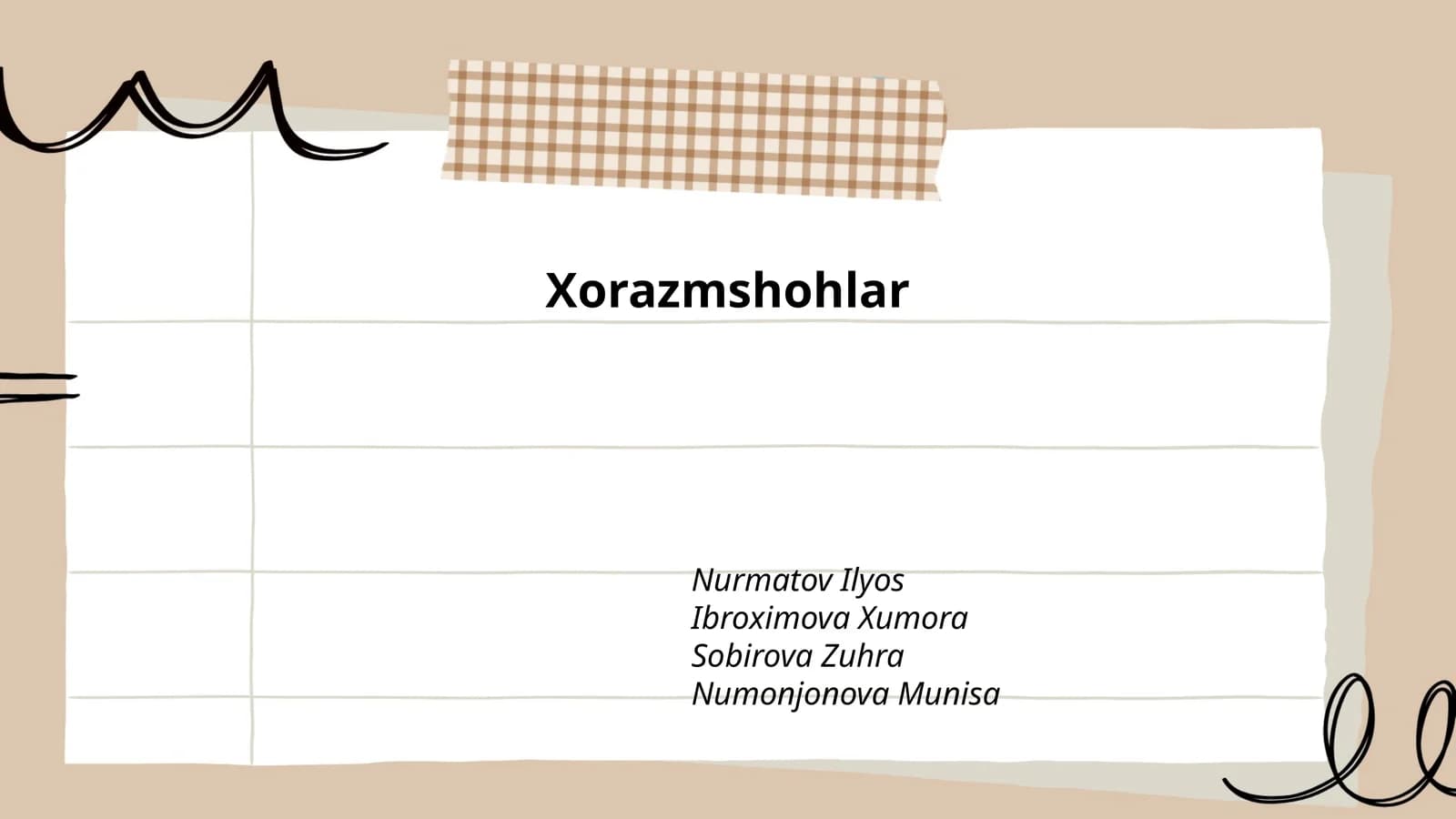 Xorazmshohlar tarixi va shakllanishi