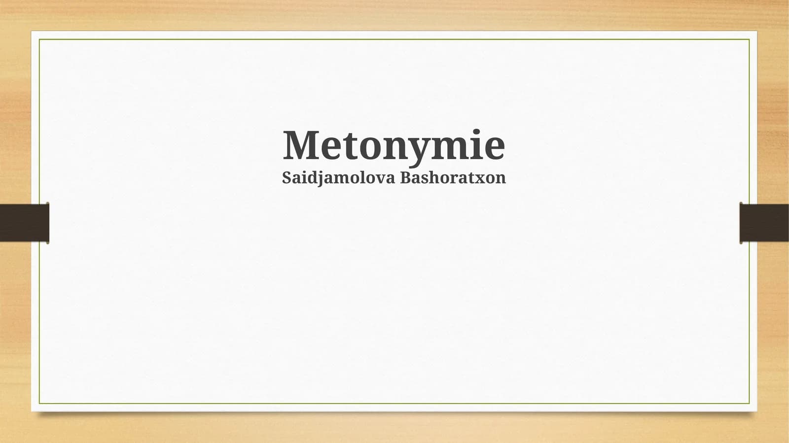 Metonymie