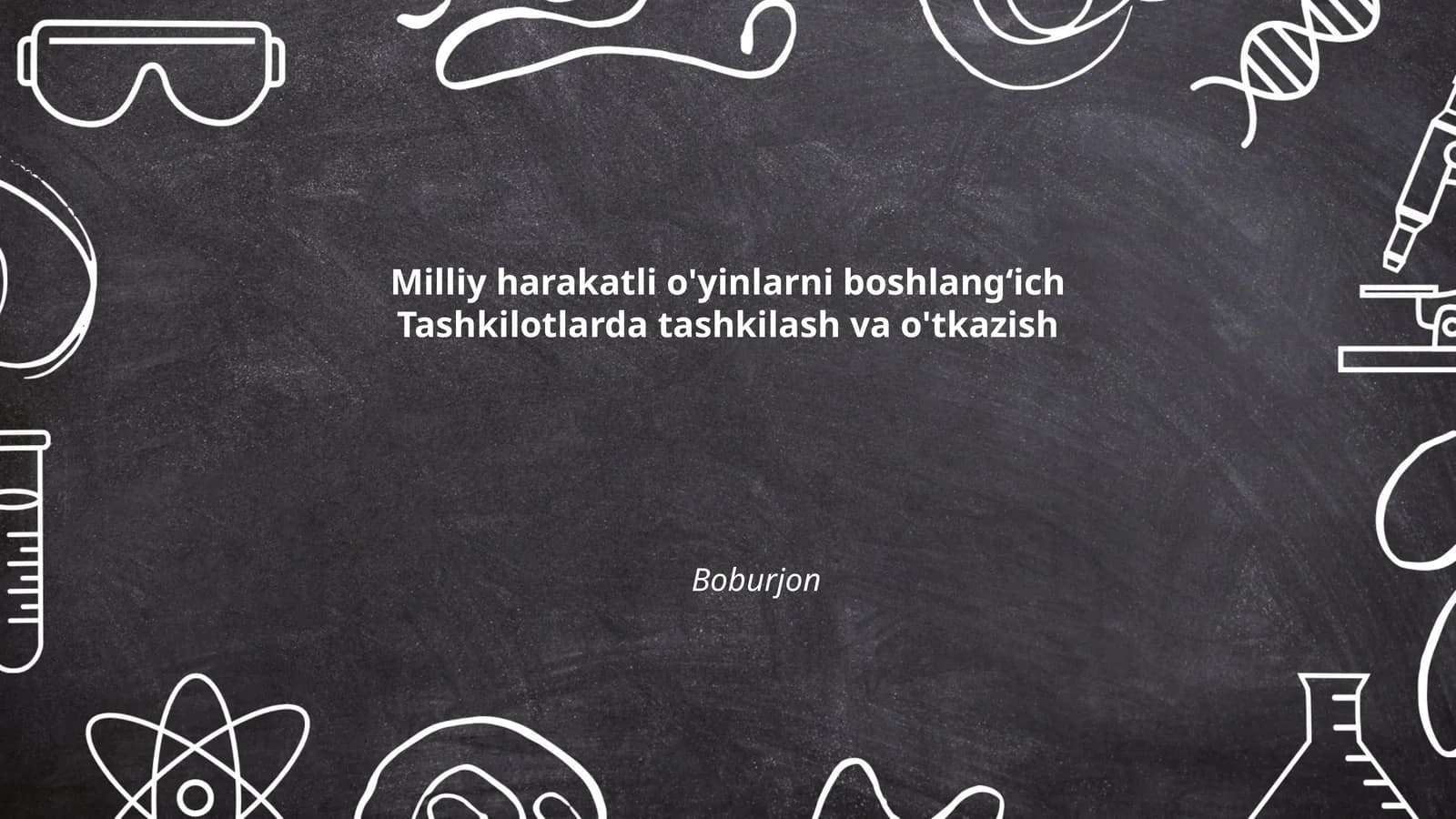 Milliy harakatli o'yinlarni boshlangʻich Tashkilotlarda tashkilash va o'tkazish