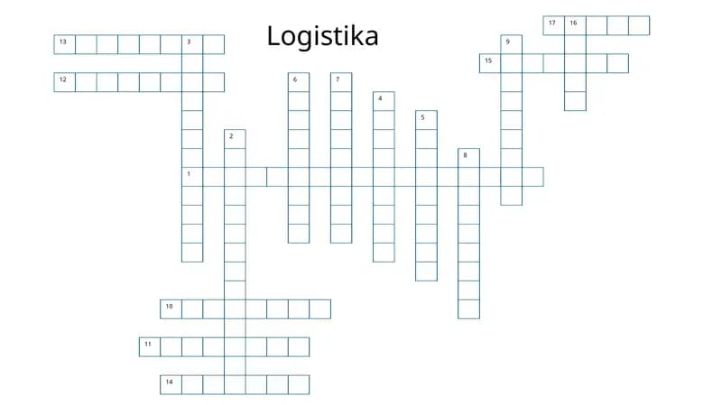 Logistika krossvord