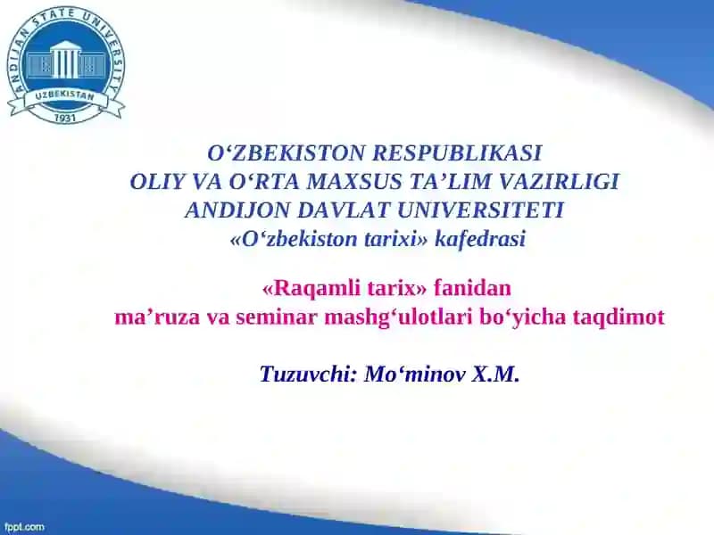 Tarix va informatika