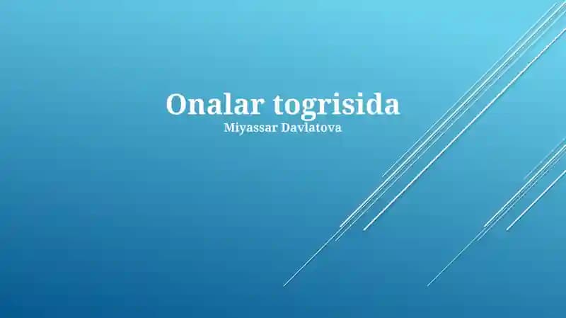 Onalar togrisida