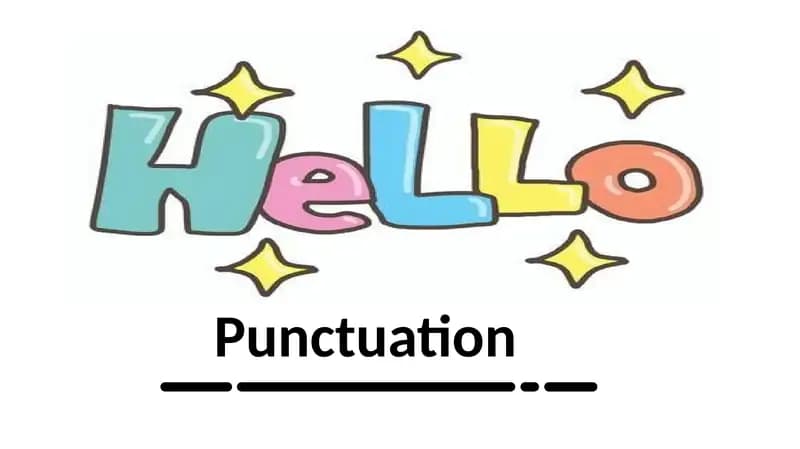 Punctuation