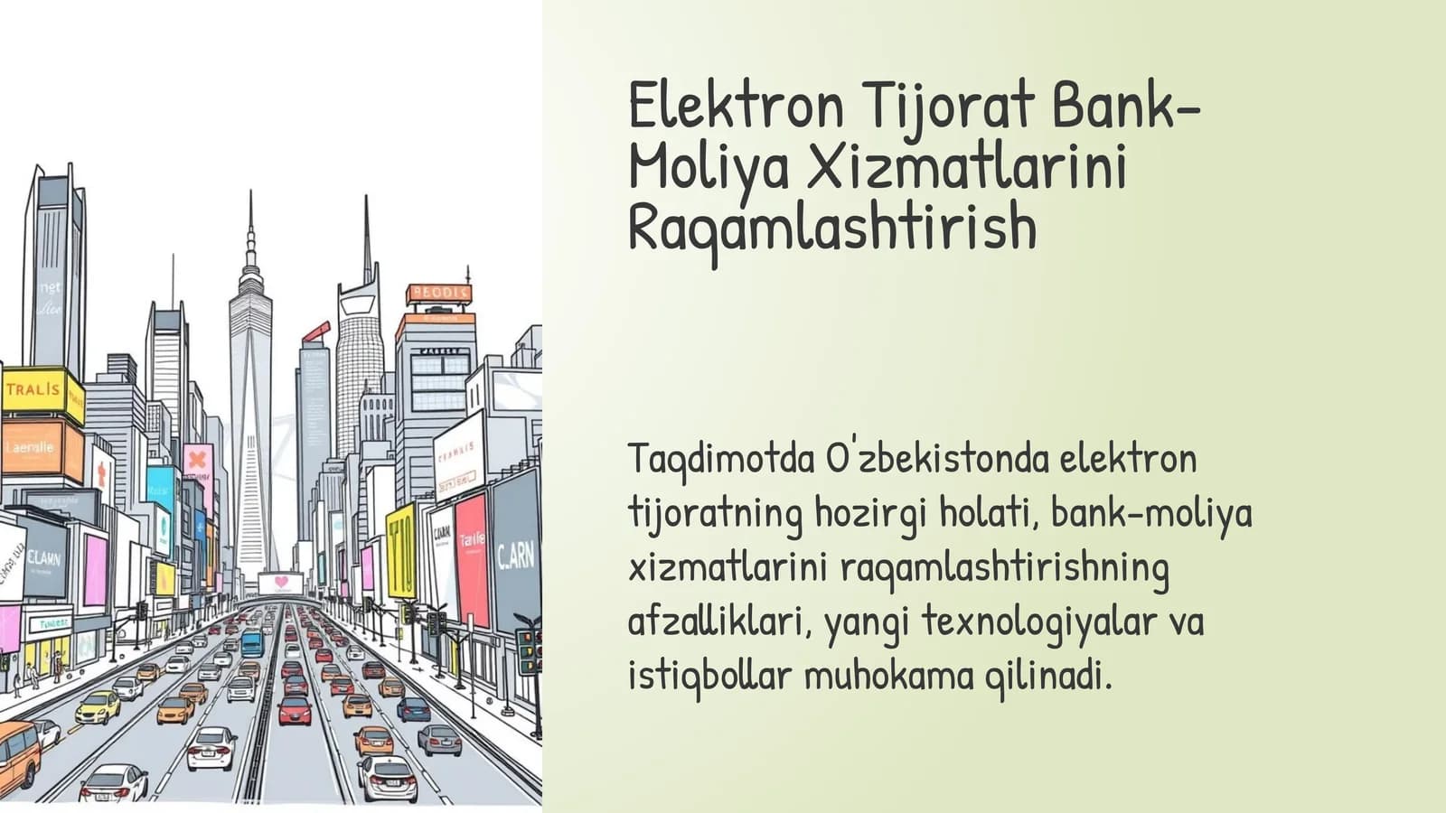 Elektron Tijorat Bank-Moliya Xizmatlarini Raqamlashtirish