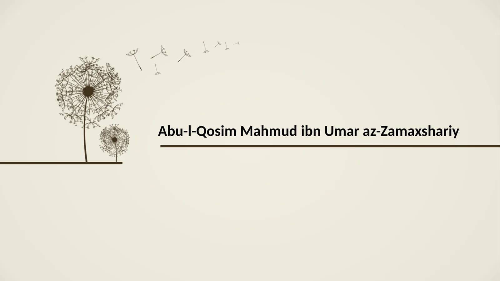 Abu-l-Qosim Mahmud ibn Umar az-Zamakhshariy