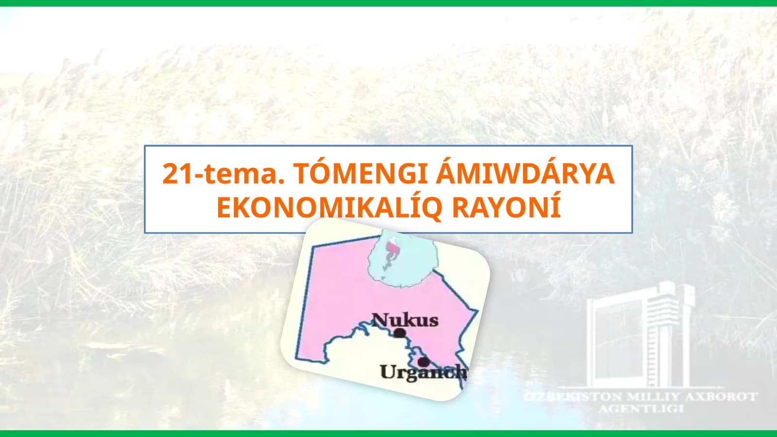 Tómengi Ámiwdárya Ekonomikalíq Rayonı