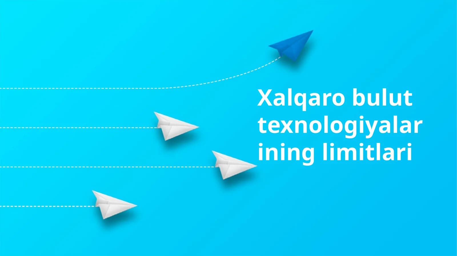 Xalqaro bulut texnologiyalarining limitlari
