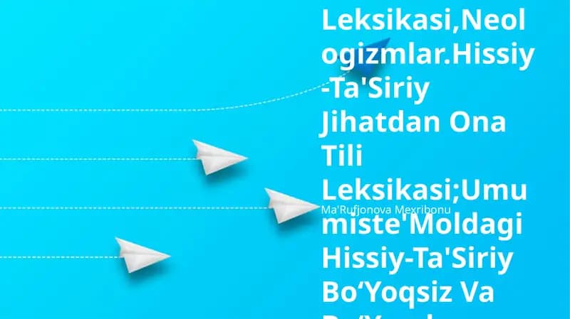Ona Tilining Nofaol Leksikasi