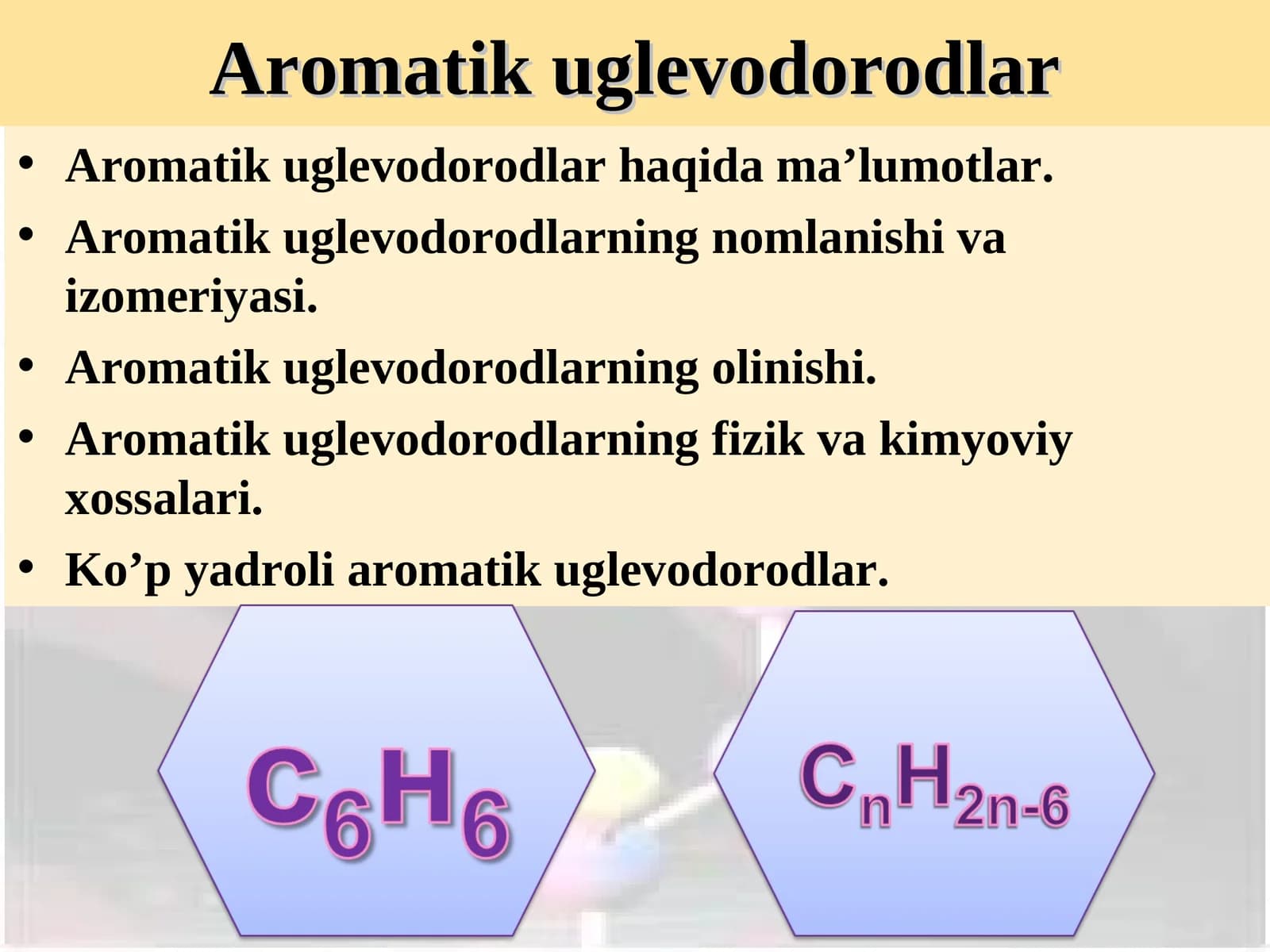 Aromatik uglevodorodlar