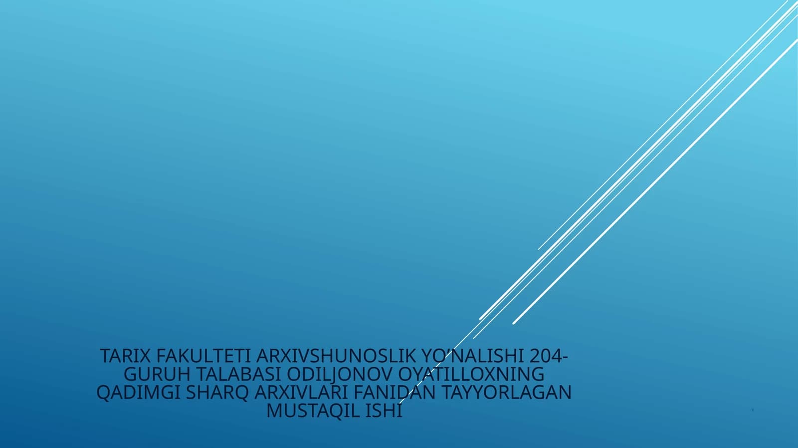 Ashshurbalit I mavzusida slayd