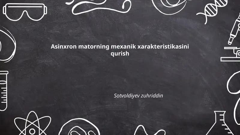 Asinxron motorlar