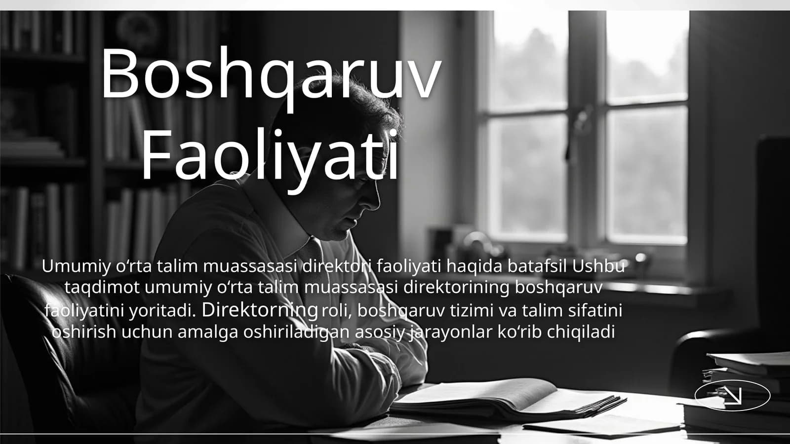 Boshqaruv Faoliyati