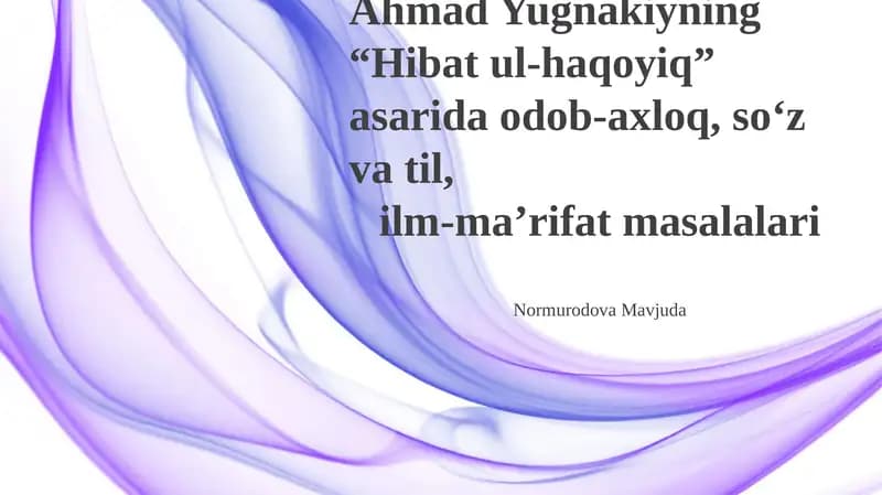Hibat ul-haqoyiq