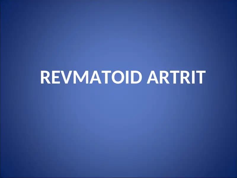 REVMATOID ARTRIT