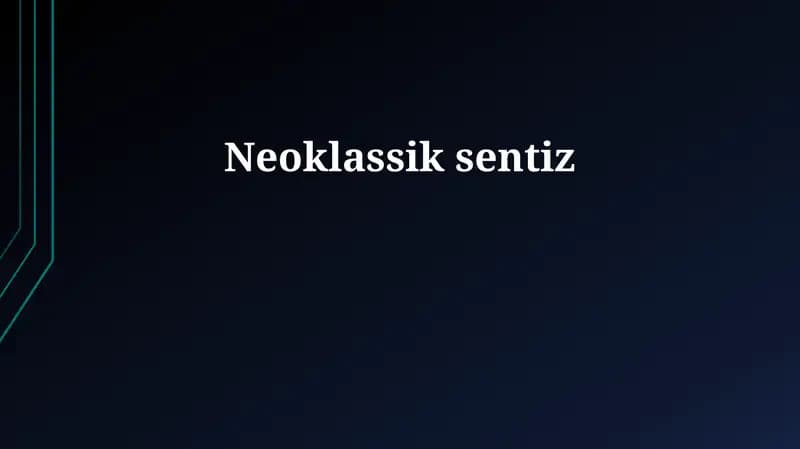 Neo-klassik modellar