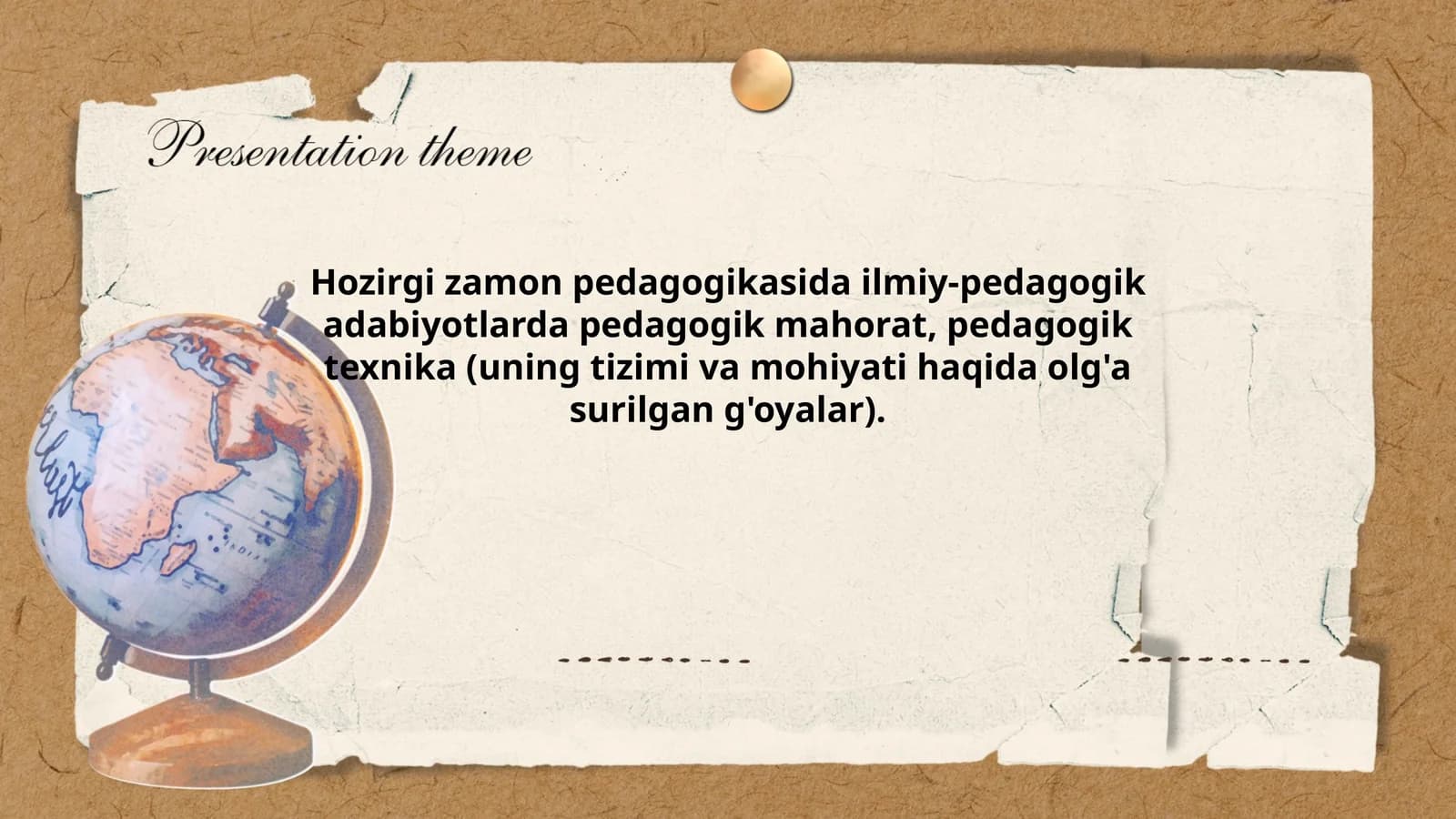 Hozirgi zamon pedagogikasida ilmiy-pedagogik adabiyotlarda pedagogik mahorat, pedagogik texnika (uning tizimi va mohiyati haqida olg'a surilgan g'oyalar)