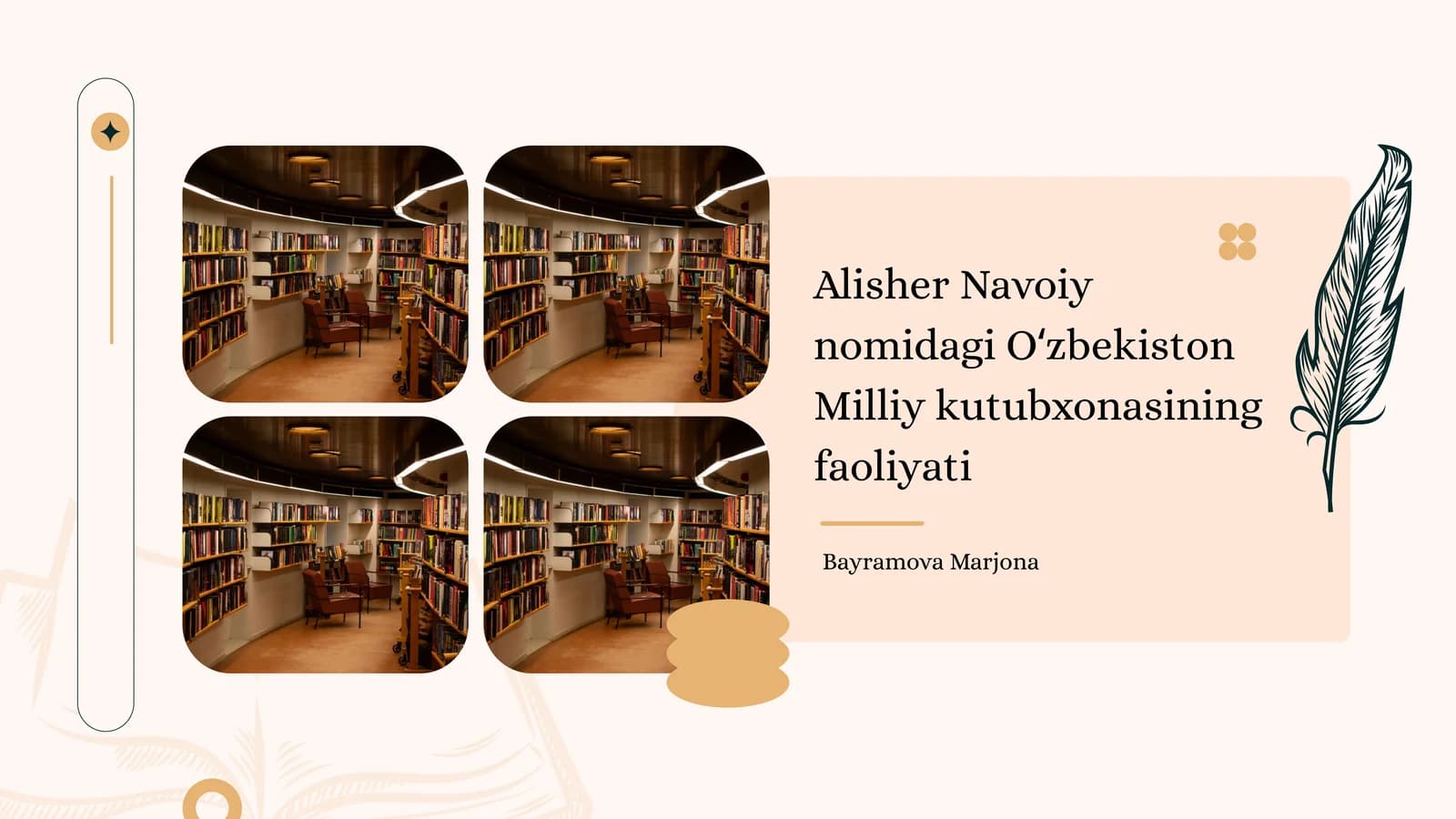 Alisher Navoiy nomidagi Oʻzbekiston Milliy kutubxonasining faoliyati