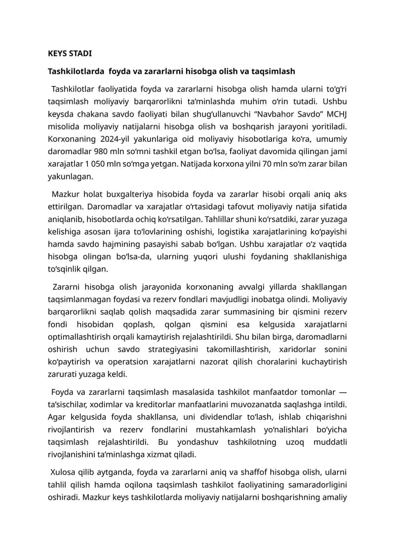 Navbahor Savdo MCHJ
