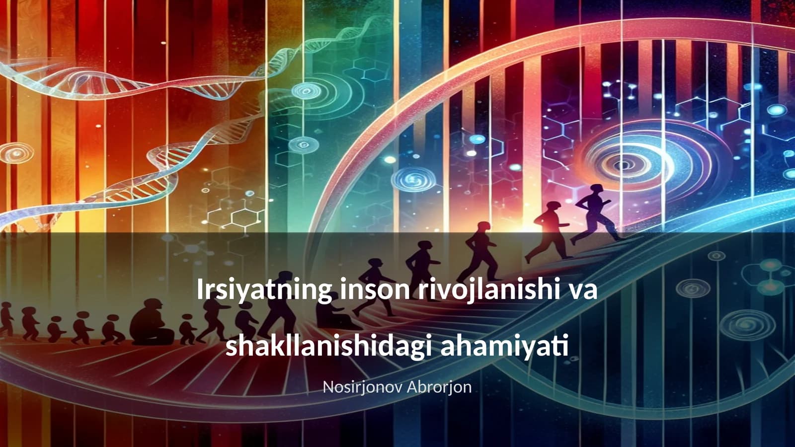 Irsiyatning inson rivojlanishi va shakllanishidagi ahamiyati