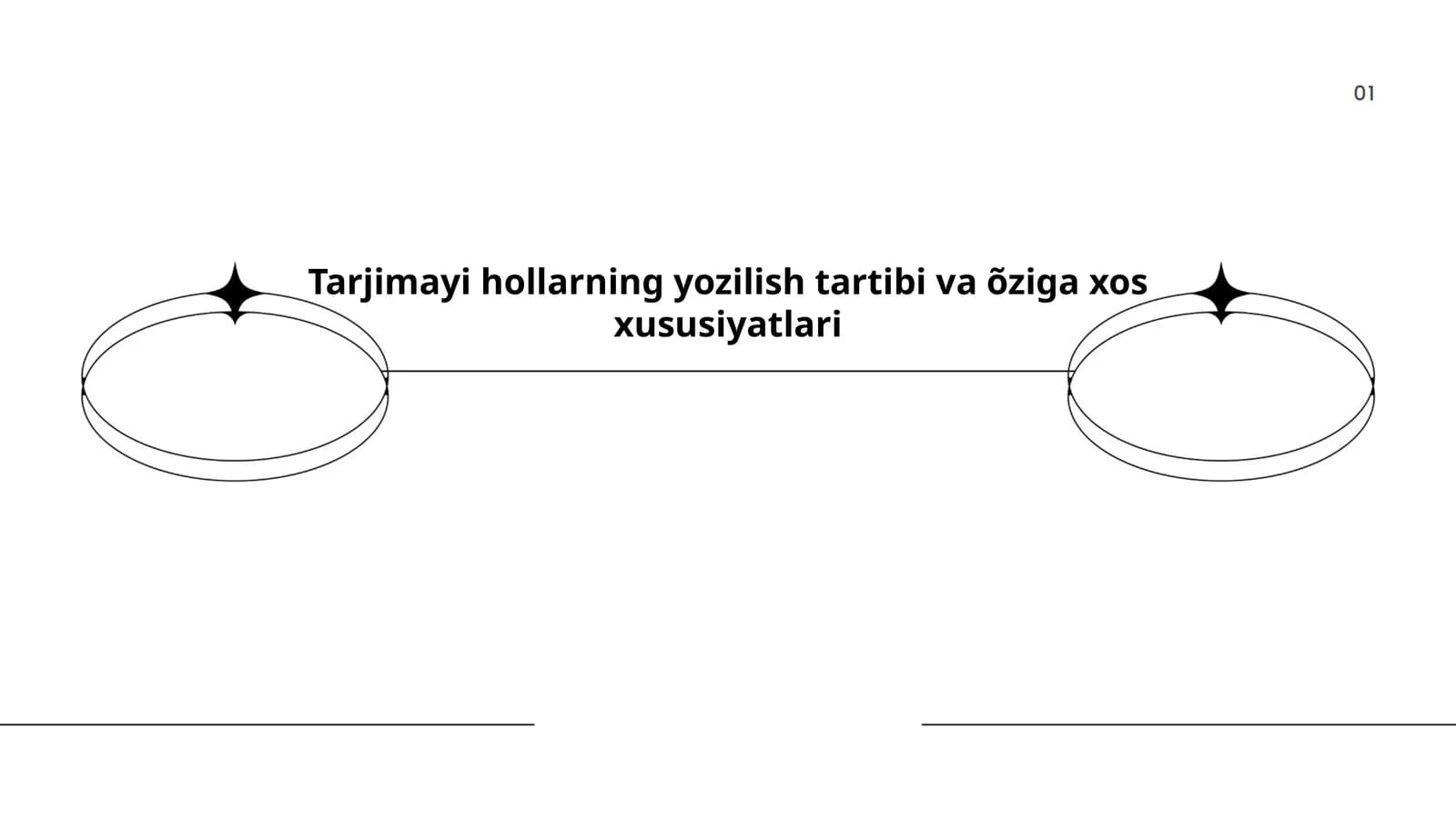 Tarjimayi hollarning yozilish tartibi va õziga xos xususiyatlari