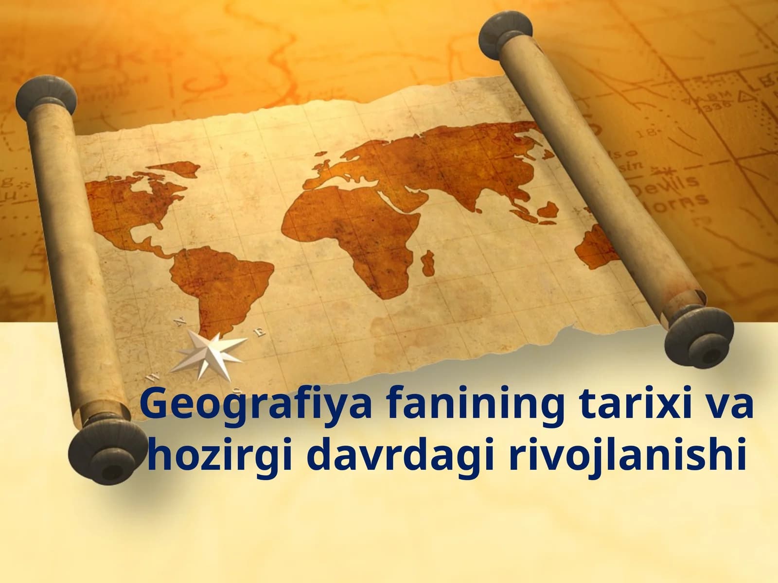Geografiyafanining tarixi va hozirgi davrda girivojlanishi