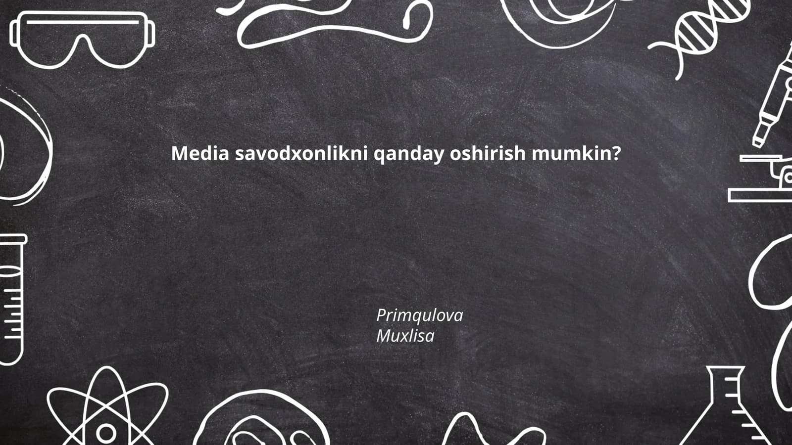 Media savodxonlikni oshirish