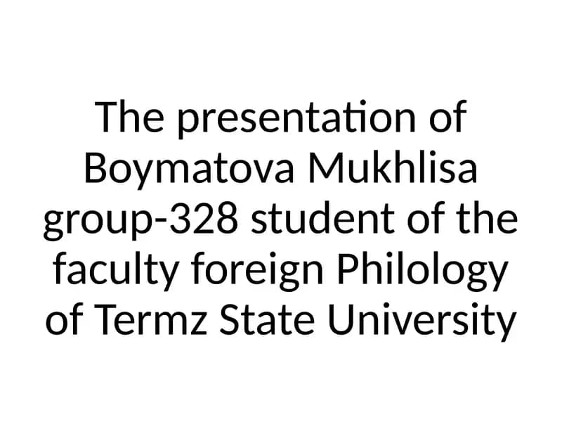 Presentation on Teaching Process