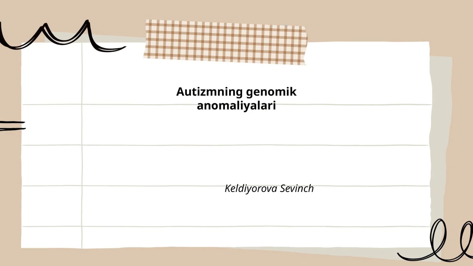 Autizmning genomik anomaliyalari