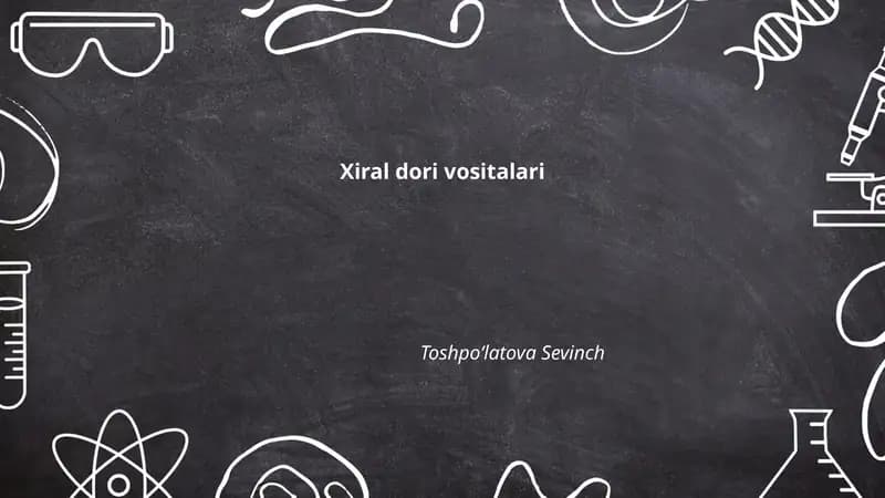 Xiral dori vositalari